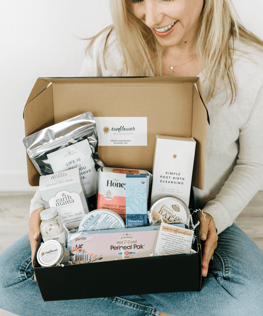 Sunflower Motherhood Deluxe Postpartum Recovery Box - SwagglyLife Home & Fashion