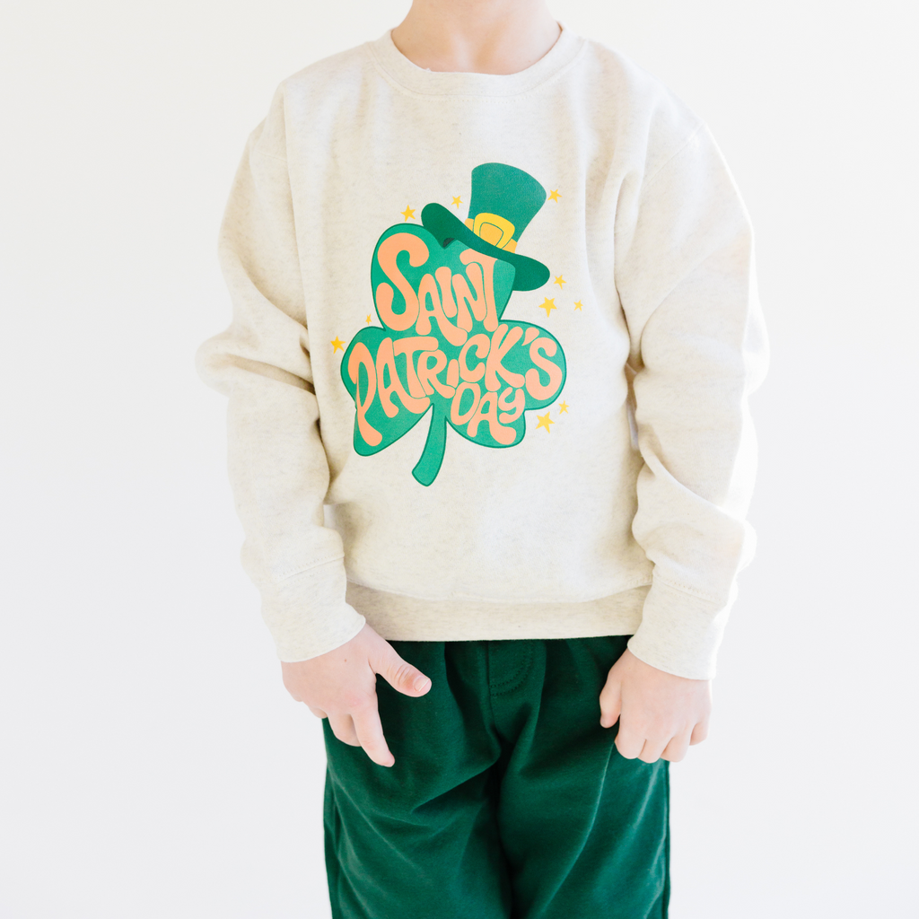 Happy St. Patrick's Day Sweatshirt in - photo