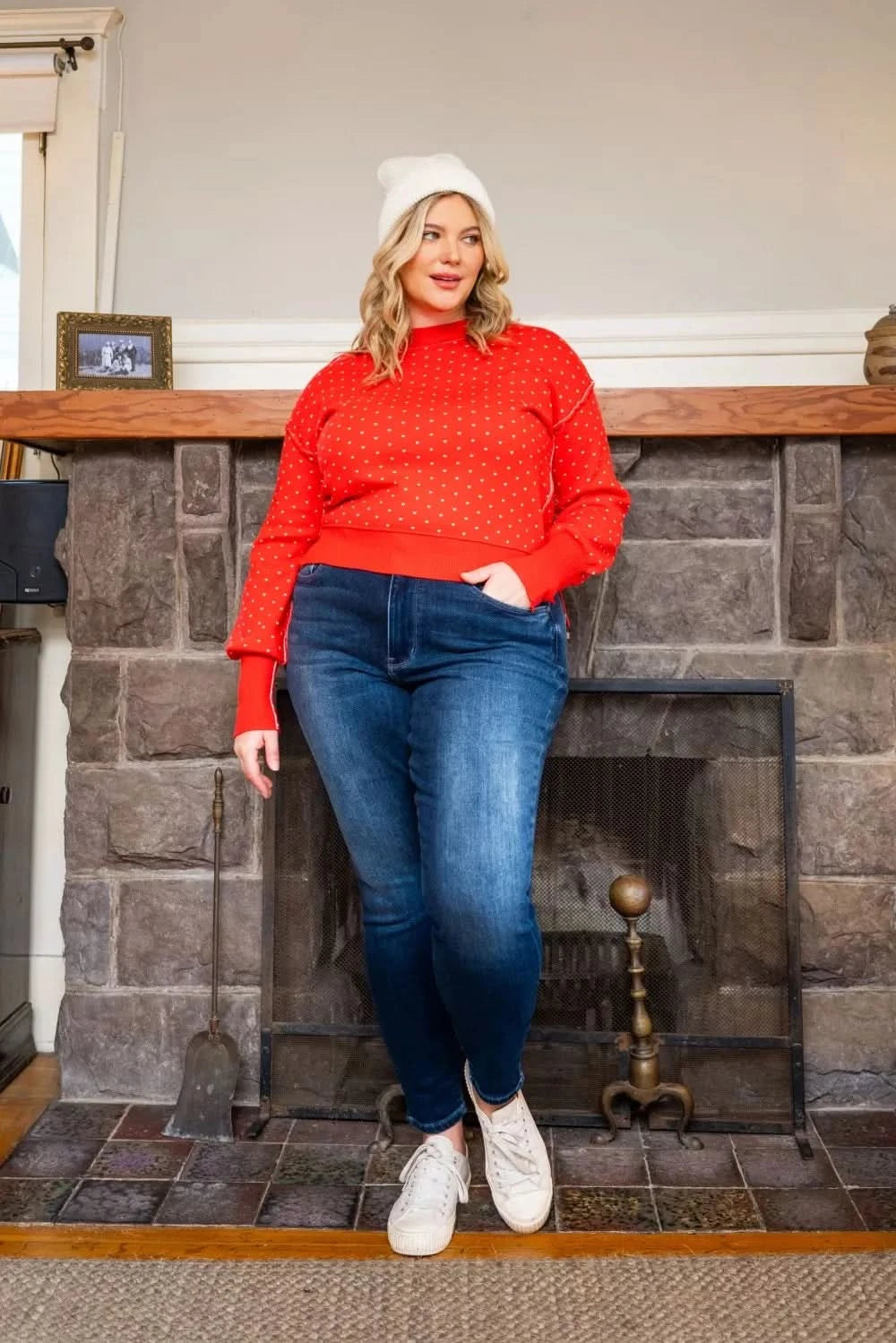 Judy Blue Full Size Washed Thermal Skinny Jeans Plus Size in - photo