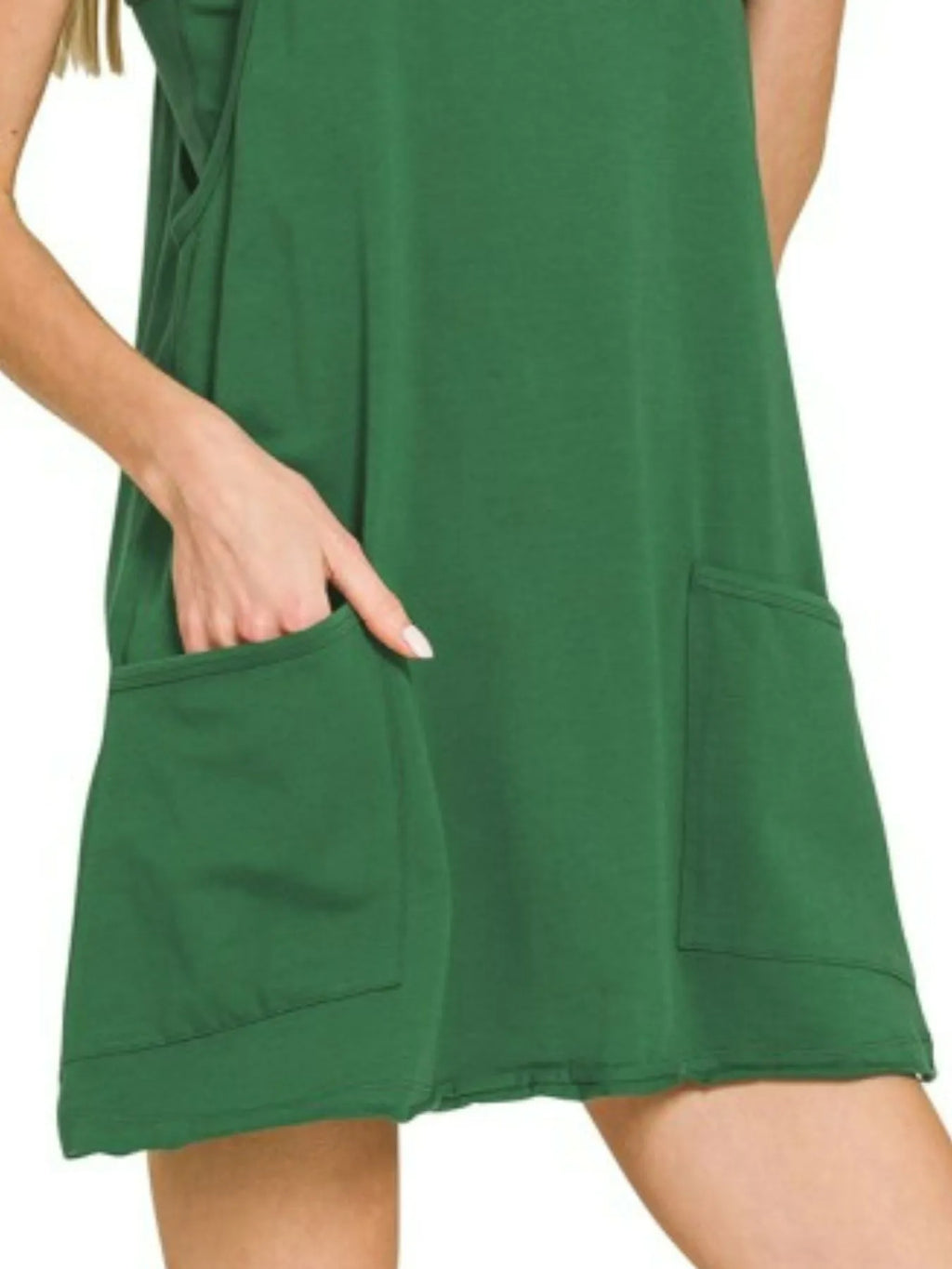 Zenana Cami Mini Dress with Built-in Romper Liner in - photo
