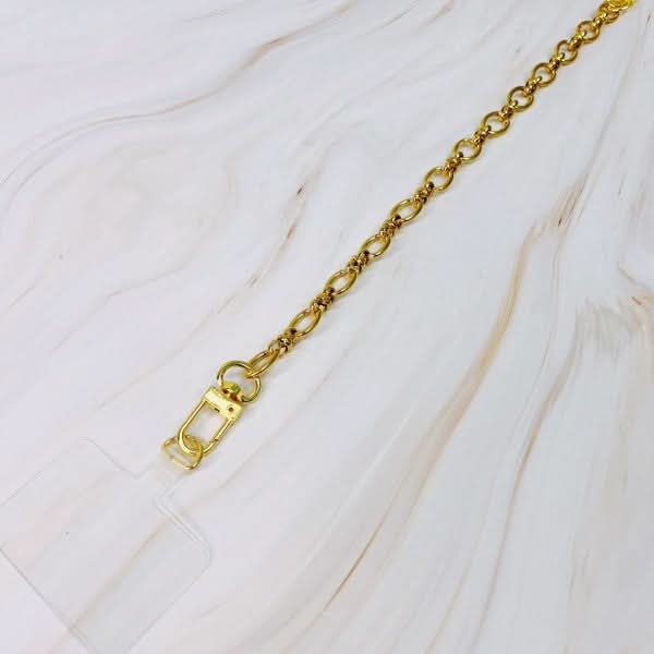 Noble Chic Chain Phone Wrist Lanyard in - photo