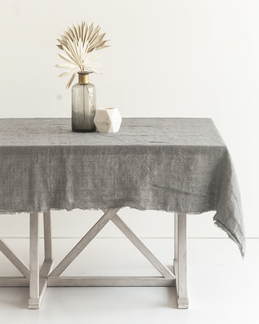 Stone Washed Linen Tablecloth in - Tablecloths photo