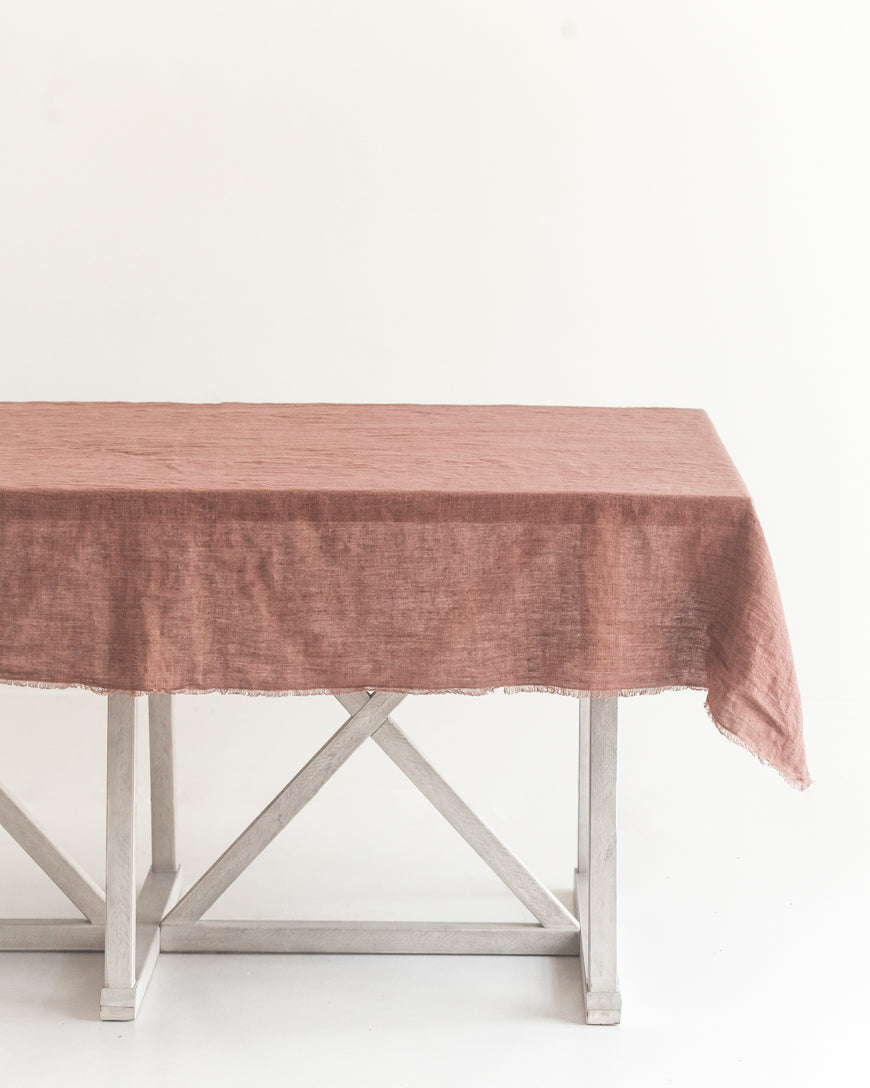 Stone Washed Linen Tablecloth in - Tablecloths photo