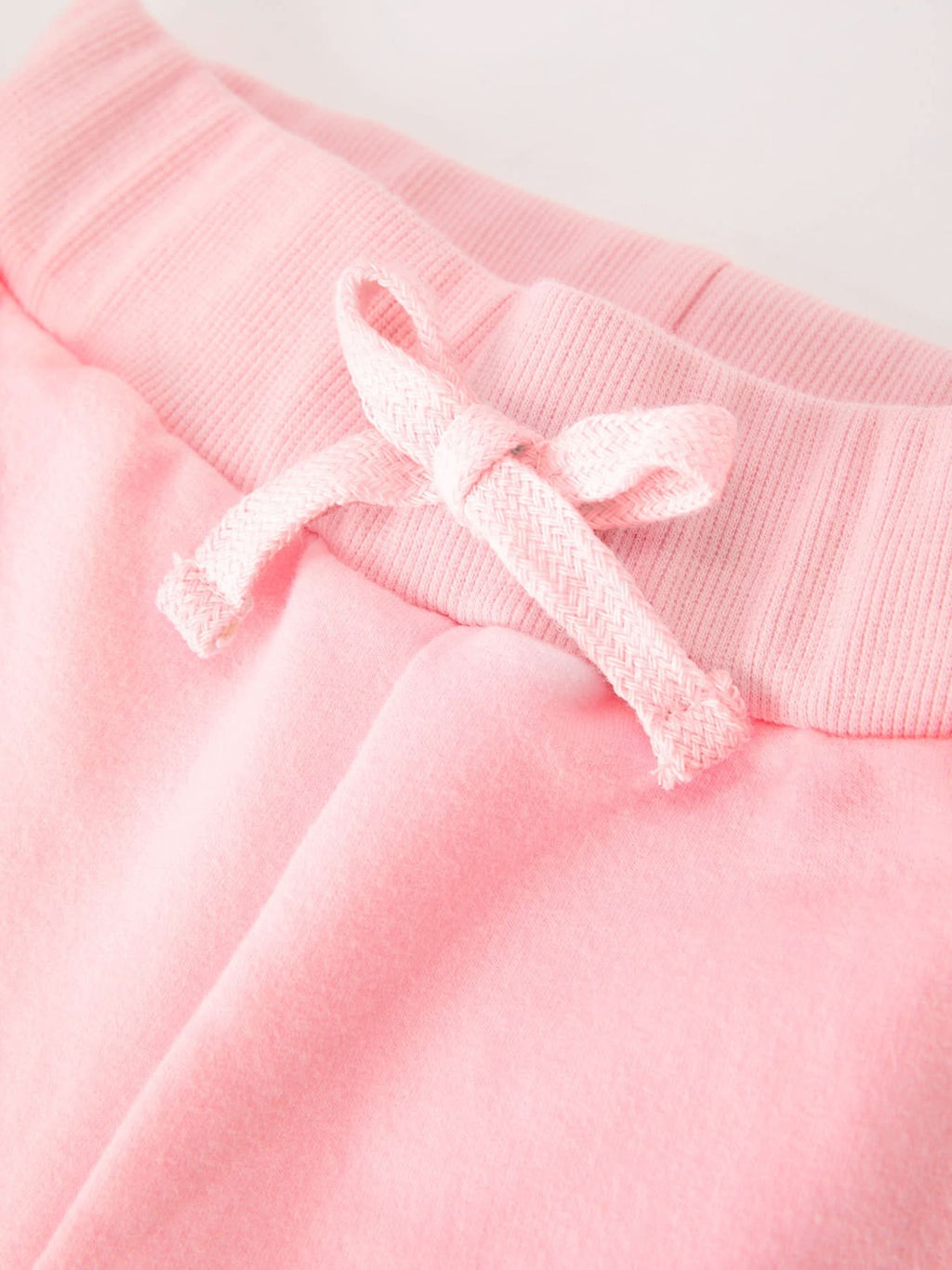 Christmas Tree Appliqué Girls Pink Sweatshirt And Pants Set -