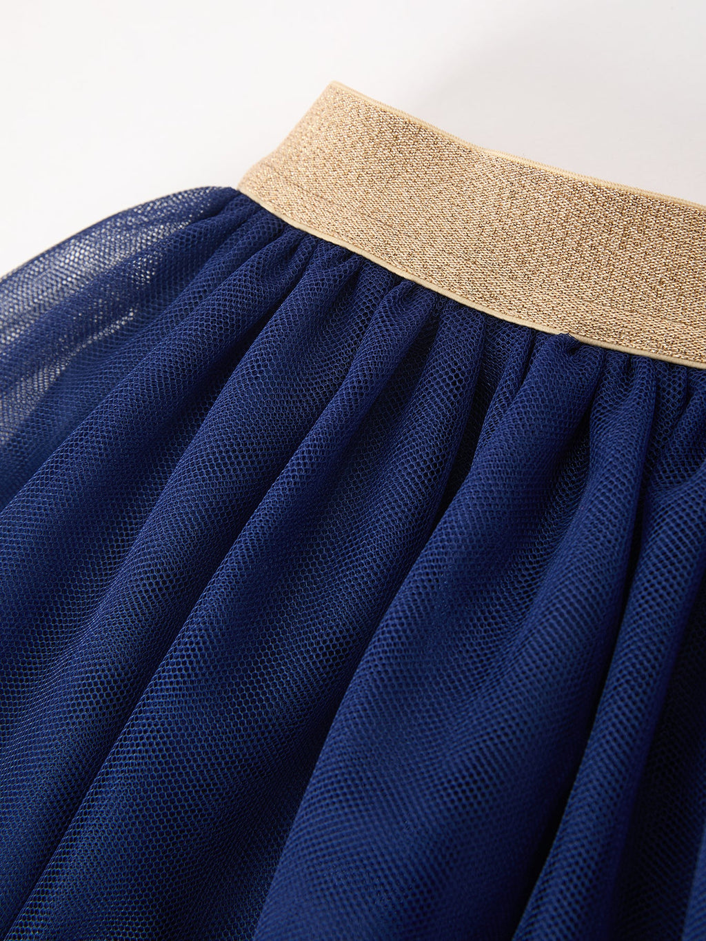 FALL Girls Navy Fox Sequin Tulle Tutu Skirt -