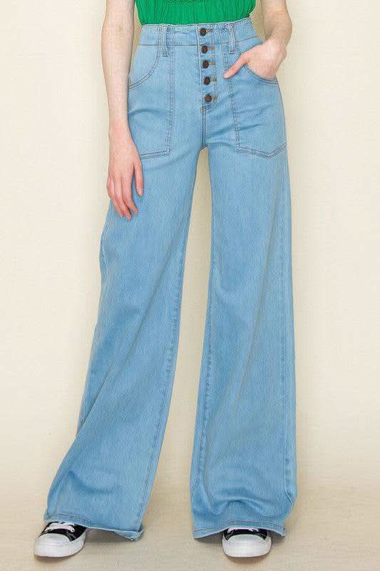 Vintage Western High Waist Flare Jeans - SwagglyLife Home & Fashion
