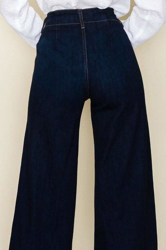 Vintage Western High Waist Flare Jeans - SwagglyLife Home & Fashion