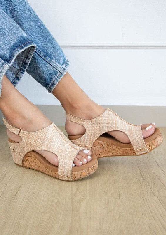 Hannah Thick Sole Roman Wedges – Platforms in - photo