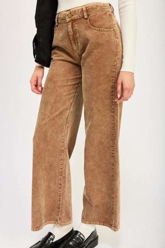 Emory Park Blake Distressed Corduroy Pants - SwagglyLife Home & Fashion