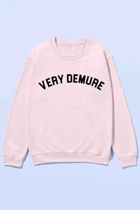 Very Demure Oversized Graphic Sweatshirt - SwagglyLife Home & Fashion