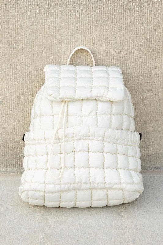 Stevie Quilted Puffer Backpack - SwagglyLife Home & Fashion