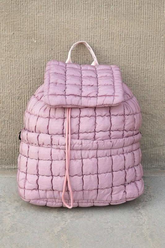 Stevie Quilted Puffer Backpack - SwagglyLife Home & Fashion
