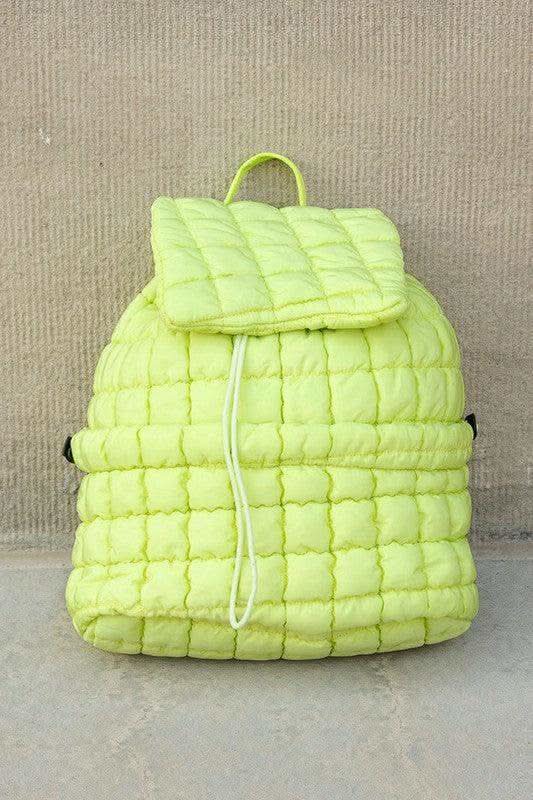 Stevie Quilted Puffer Backpack - SwagglyLife Home & Fashion
