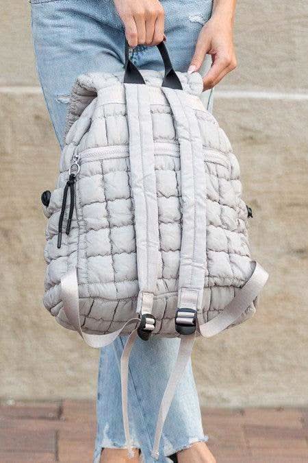 Stevie Quilted Puffer Backpack - SwagglyLife Home & Fashion