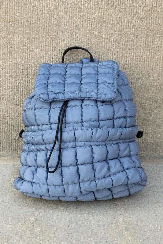 Stevie Quilted Puffer Backpack - SwagglyLife Home & Fashion