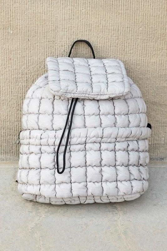 Stevie Quilted Puffer Backpack - SwagglyLife Home & Fashion