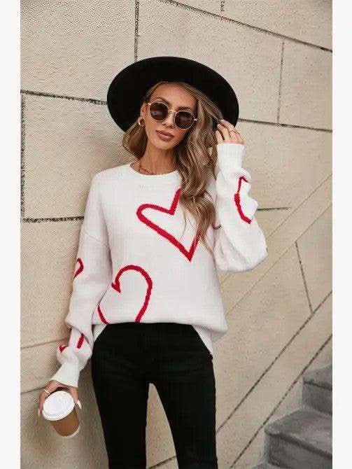 Heart Sweater in - photo