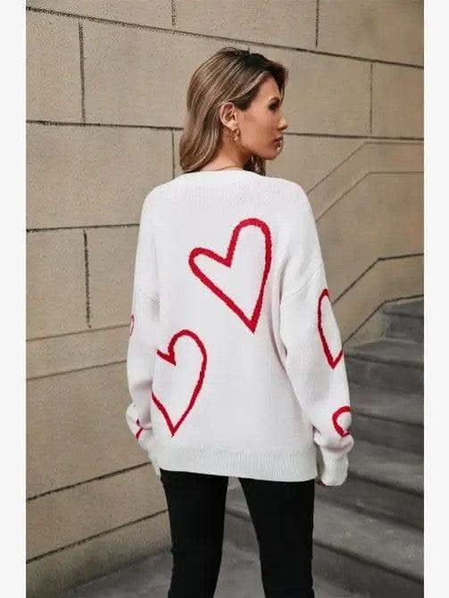 Heart Sweater in - photo