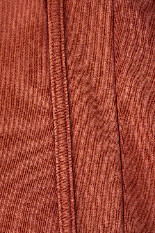 Dolphin Tail Wide Leg Mineral Washed Pants in - photo