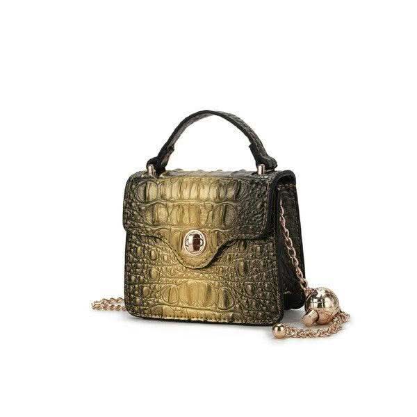 MKF Luxe Mini Satchel with Chain Strap by Mia K - SwagglyLife Home & Fashion