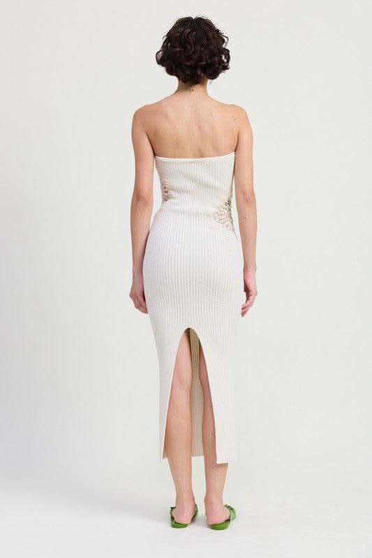 BODYCON TUBE MIDI DRESS in - photo