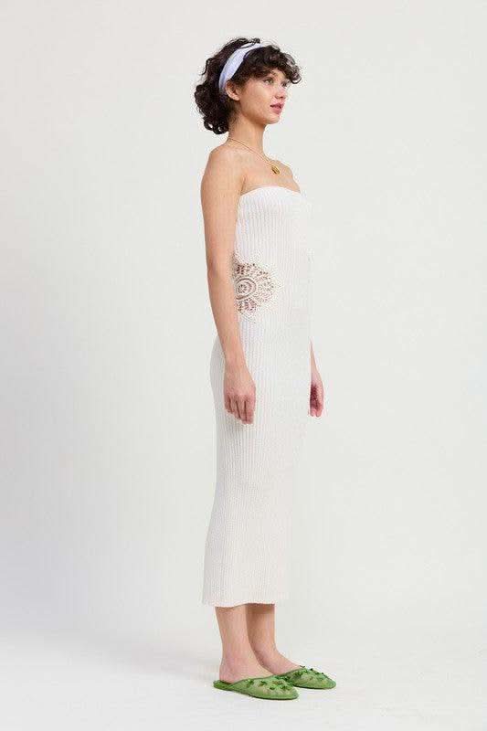 BODYCON TUBE MIDI DRESS in - photo