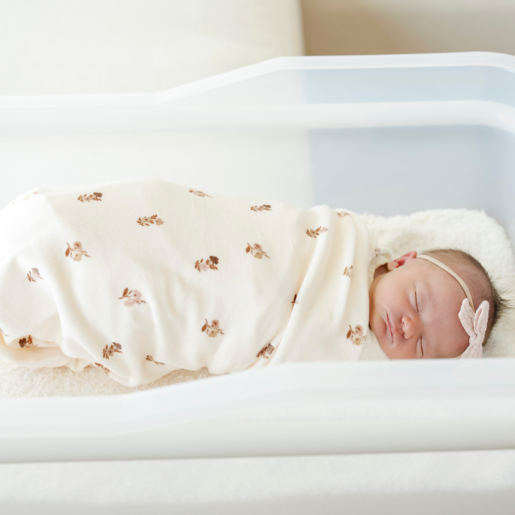MINKY STRETCH LUXE SWADDLE/BLANKET in - photo
