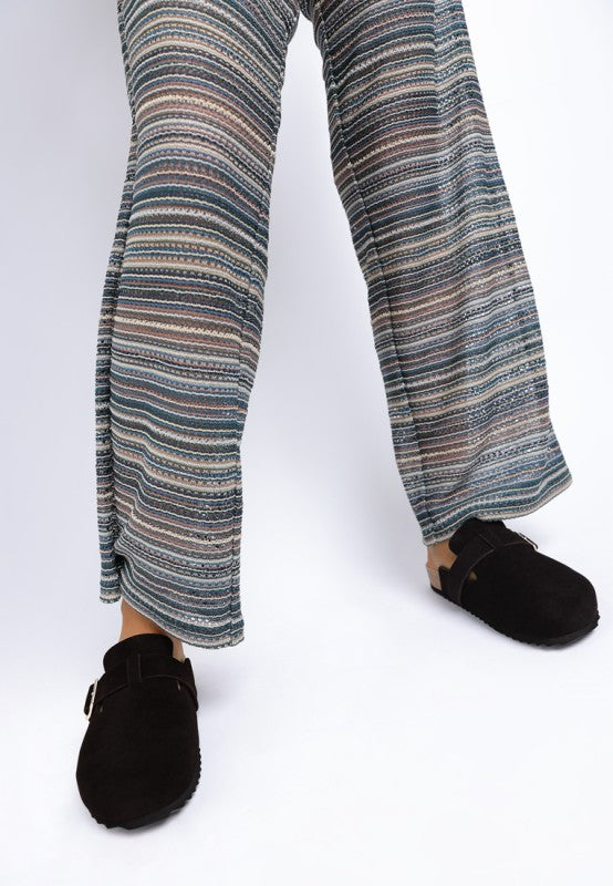 Ratiha Buckle Accent Slip-On Footbed Mules in - photo