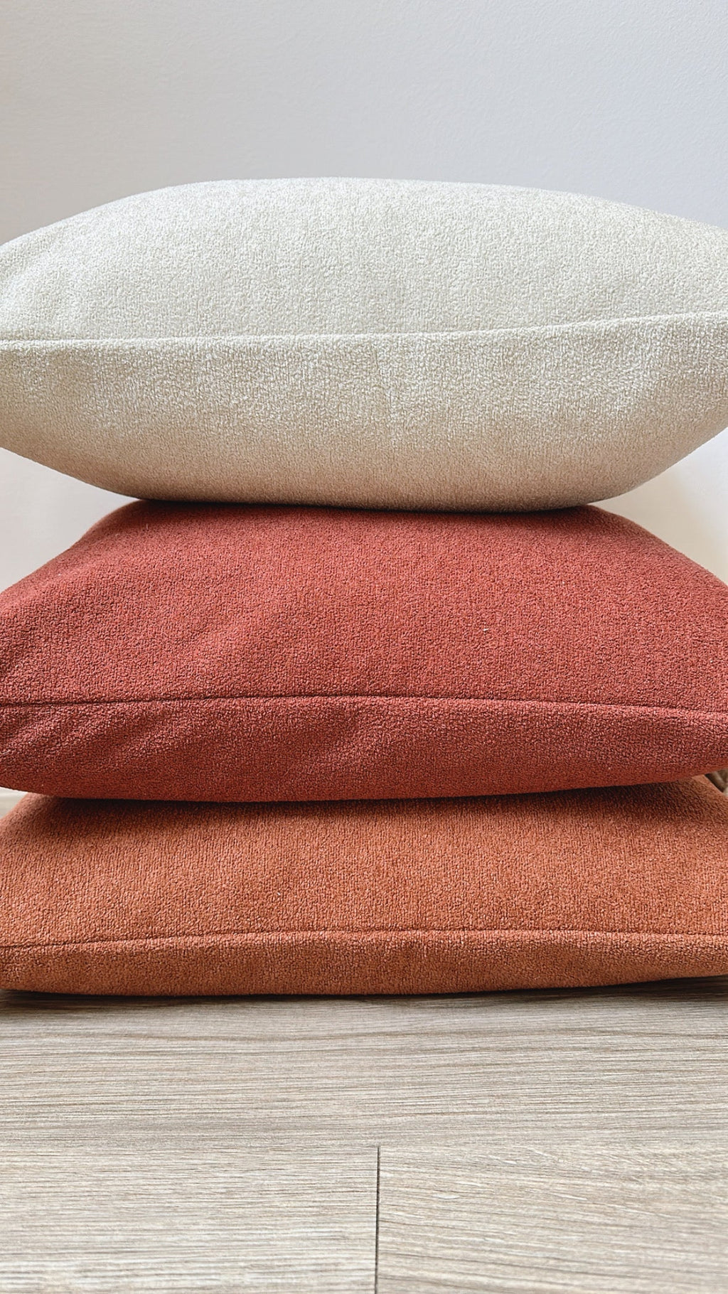 Cream Sherpa Lumbar Pillow Cover in - photo