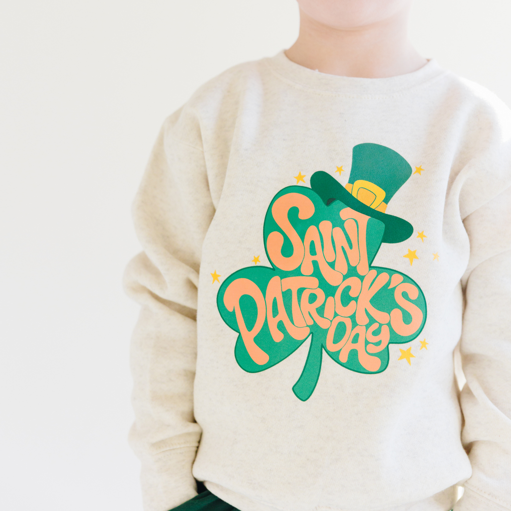 Happy St. Patrick's Day Sweatshirt in - photo