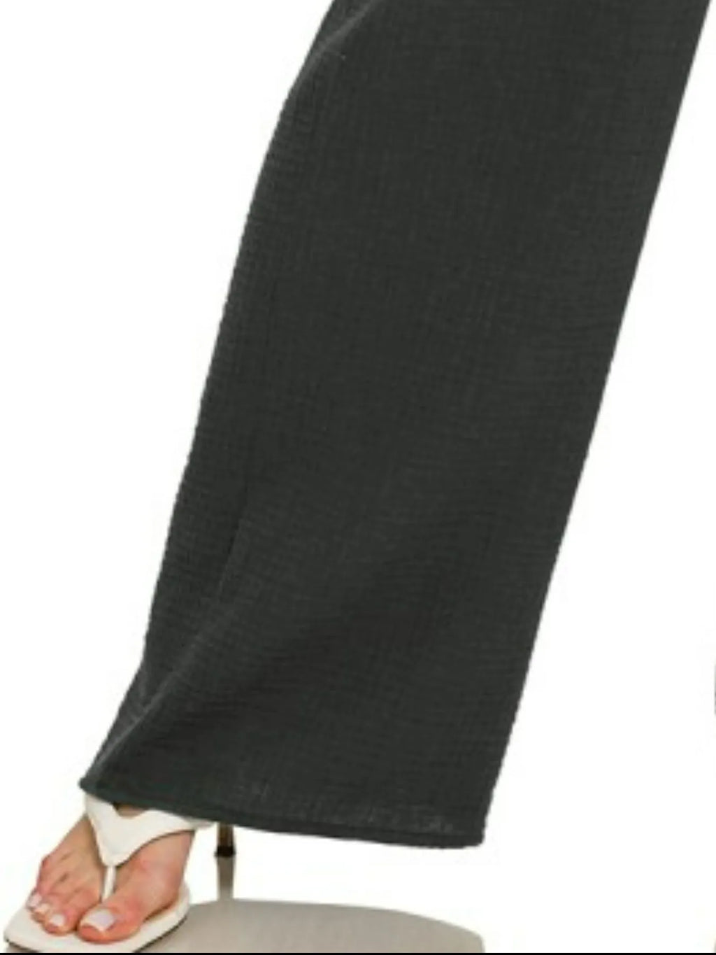 Zenana Double Gauze Elastic Band Pants in - photo