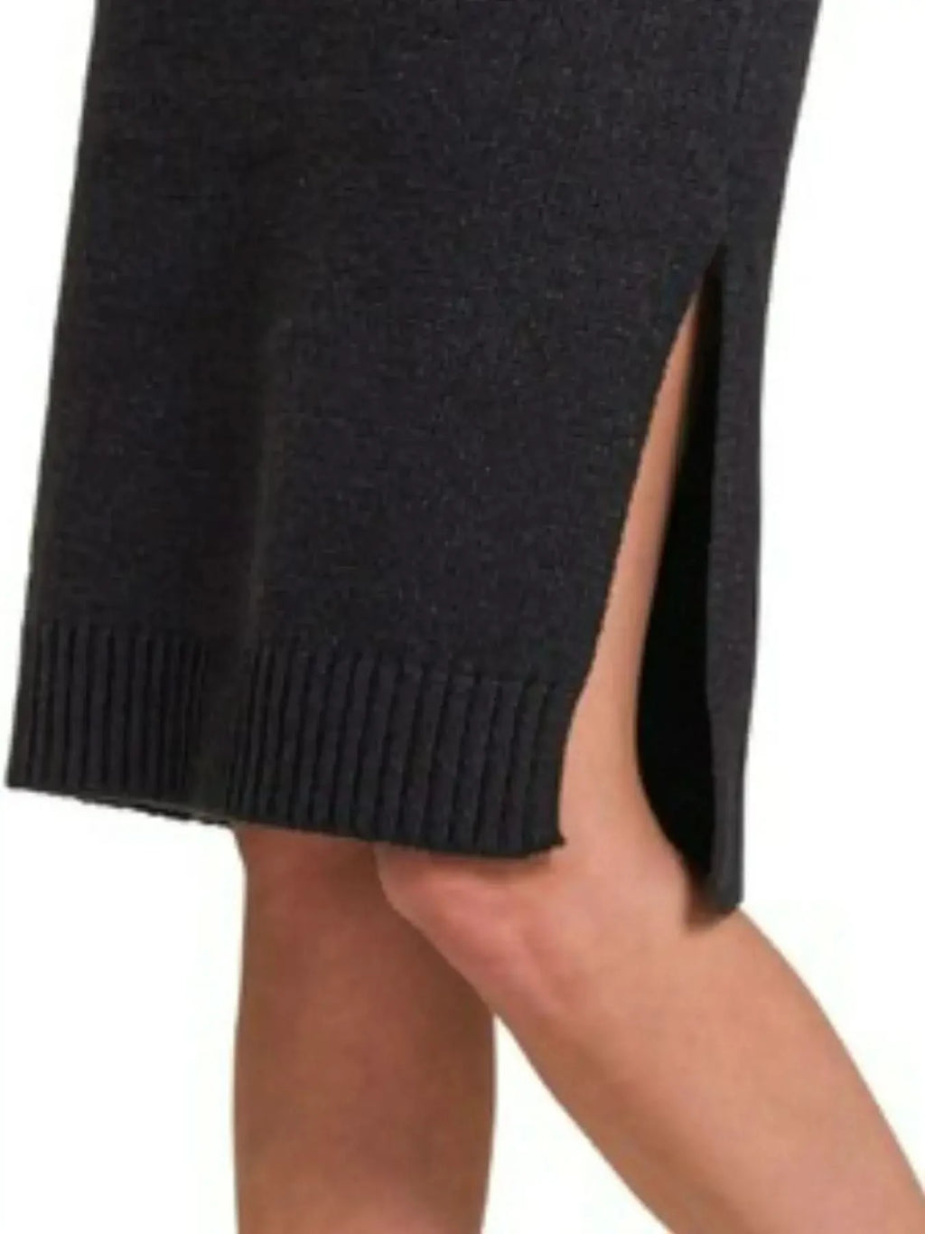 Zenana Turtle Neck Long Sleeve Midi Sweater Dress - SwagglyLife Home & Fashion