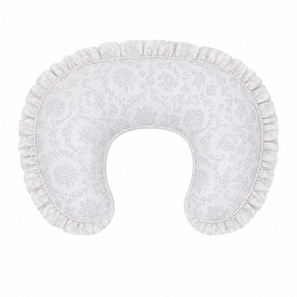 Little Mae & Co. Sage Green Chinoiserie Ruffle Nursing Pillow Cover - New Cover Ruffle