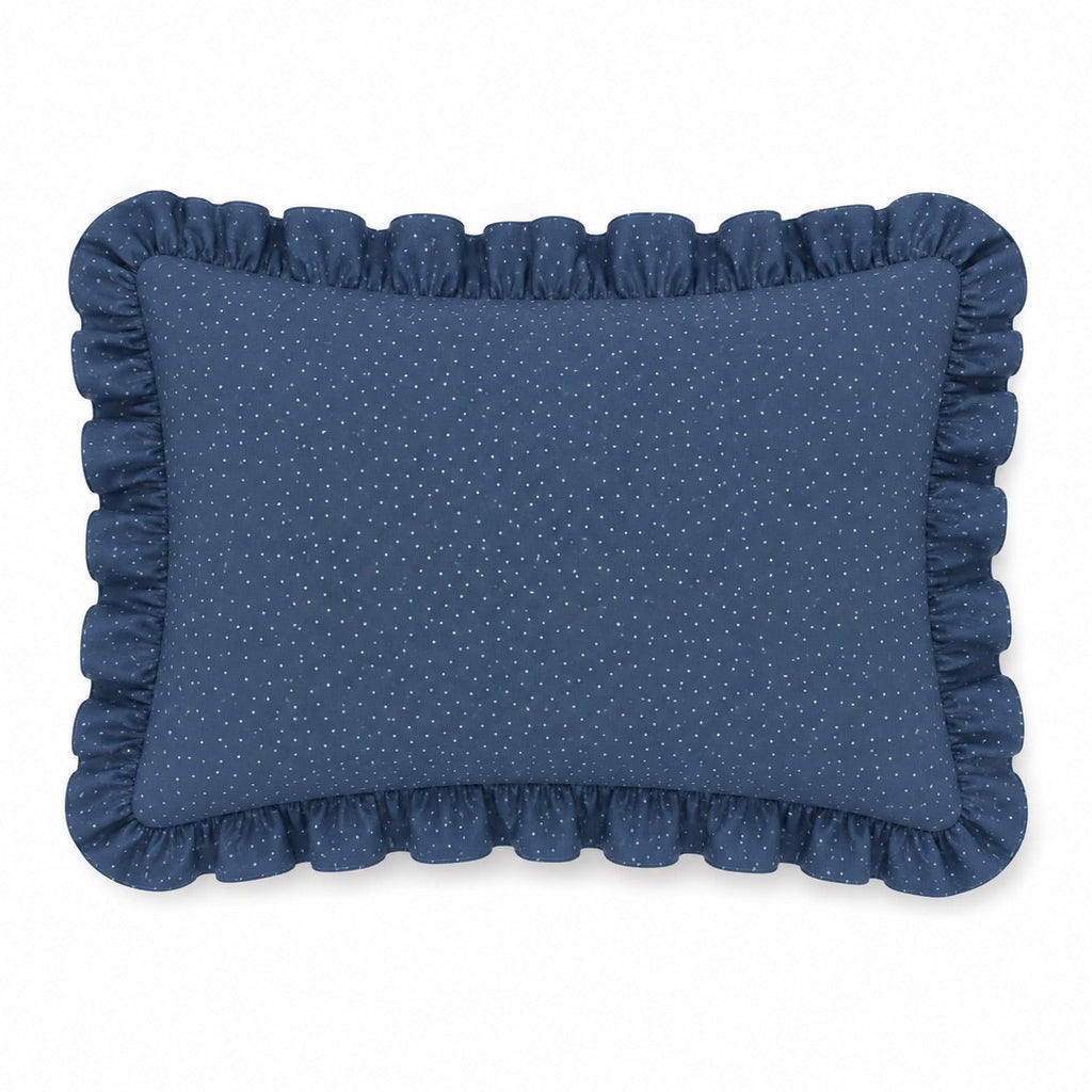 Little Mae & Co. Standard Pillow Case Cover - Denim Dot