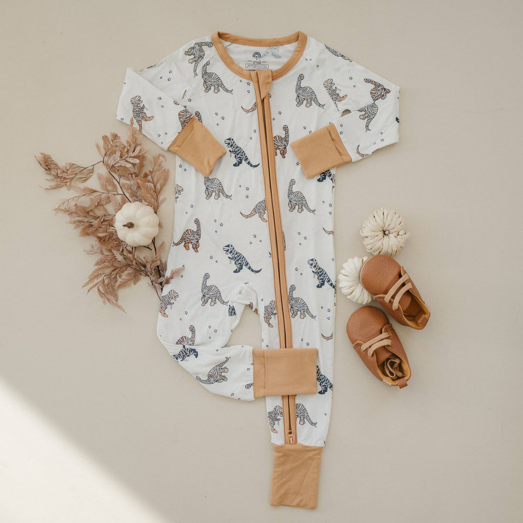 Mummy-Saurus Rex Bamboo Sleeper in - photo