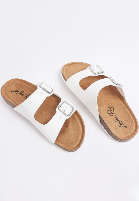 London Rag Gloriosa The Double Strap Slide Sandals in - photo