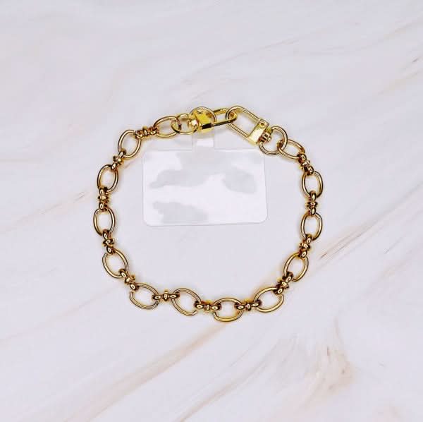 Noble Chic Chain Phone Wrist Lanyard in - photo