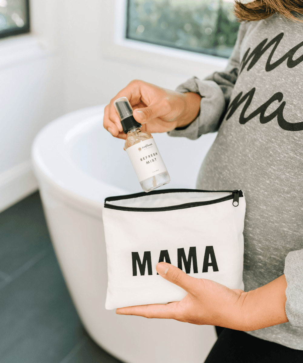 Self Care Mama Pouch Bundle in - Bath & Body Gift Set photo