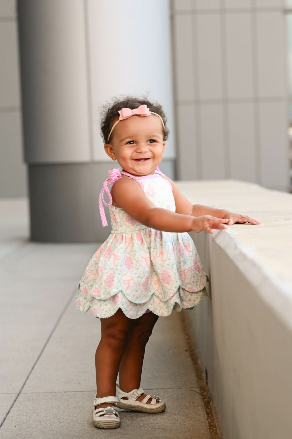 Floral Fancies Scallop Tunic Set - SwagglyLife Home & Fashion