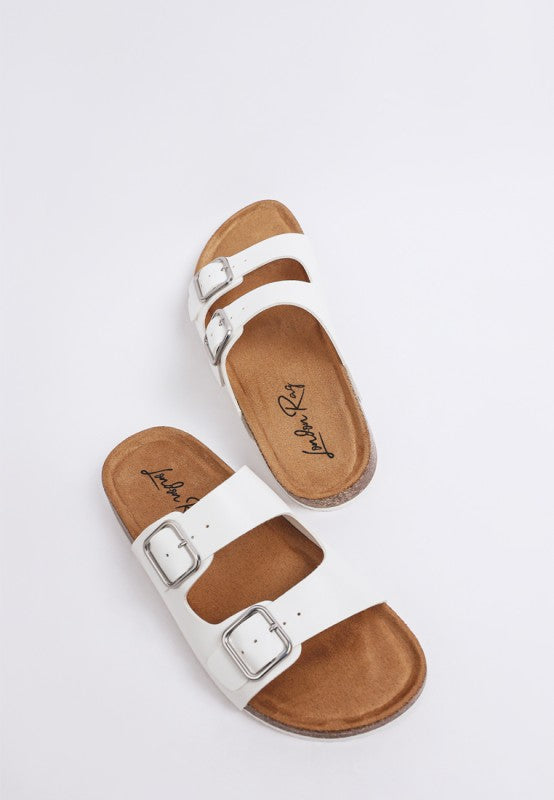 London Rag Gloriosa The Double Strap Slide Sandals in - photo