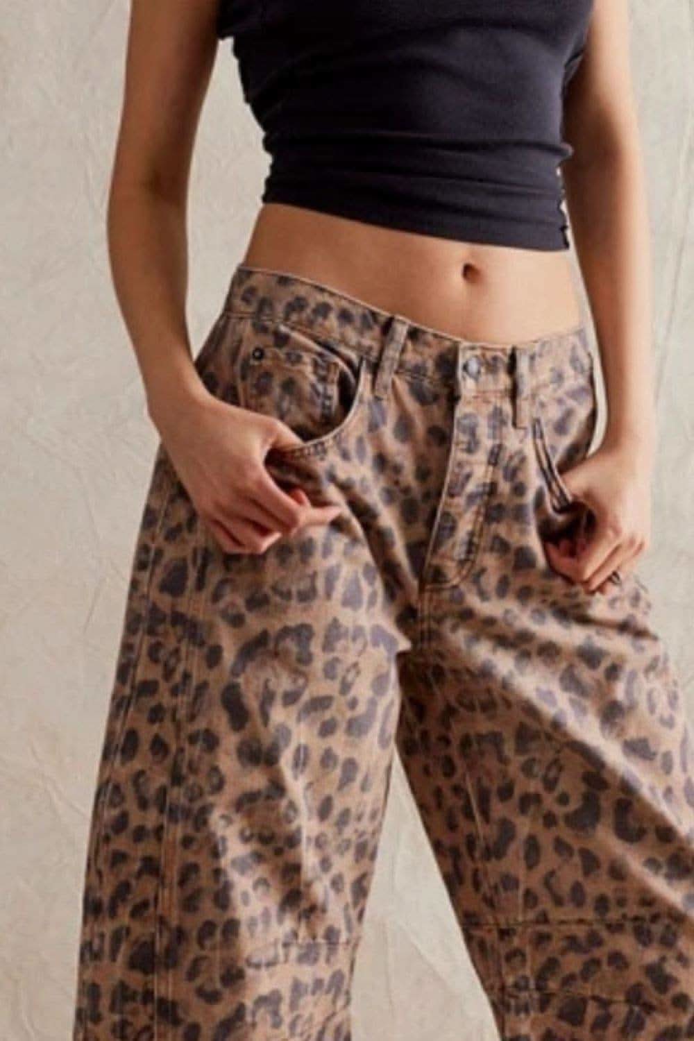 Stacy Wide Leg Jeans with Pockets - SwagglyLife Home & Fashion