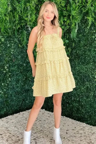 And The Why Ruffle Detailed Floral Babydoll Dress - SwagglyLife Home & Fashion And The Why Ruffle Detailed Floral Babydoll Dress - SwagglyLife Home & Fashion