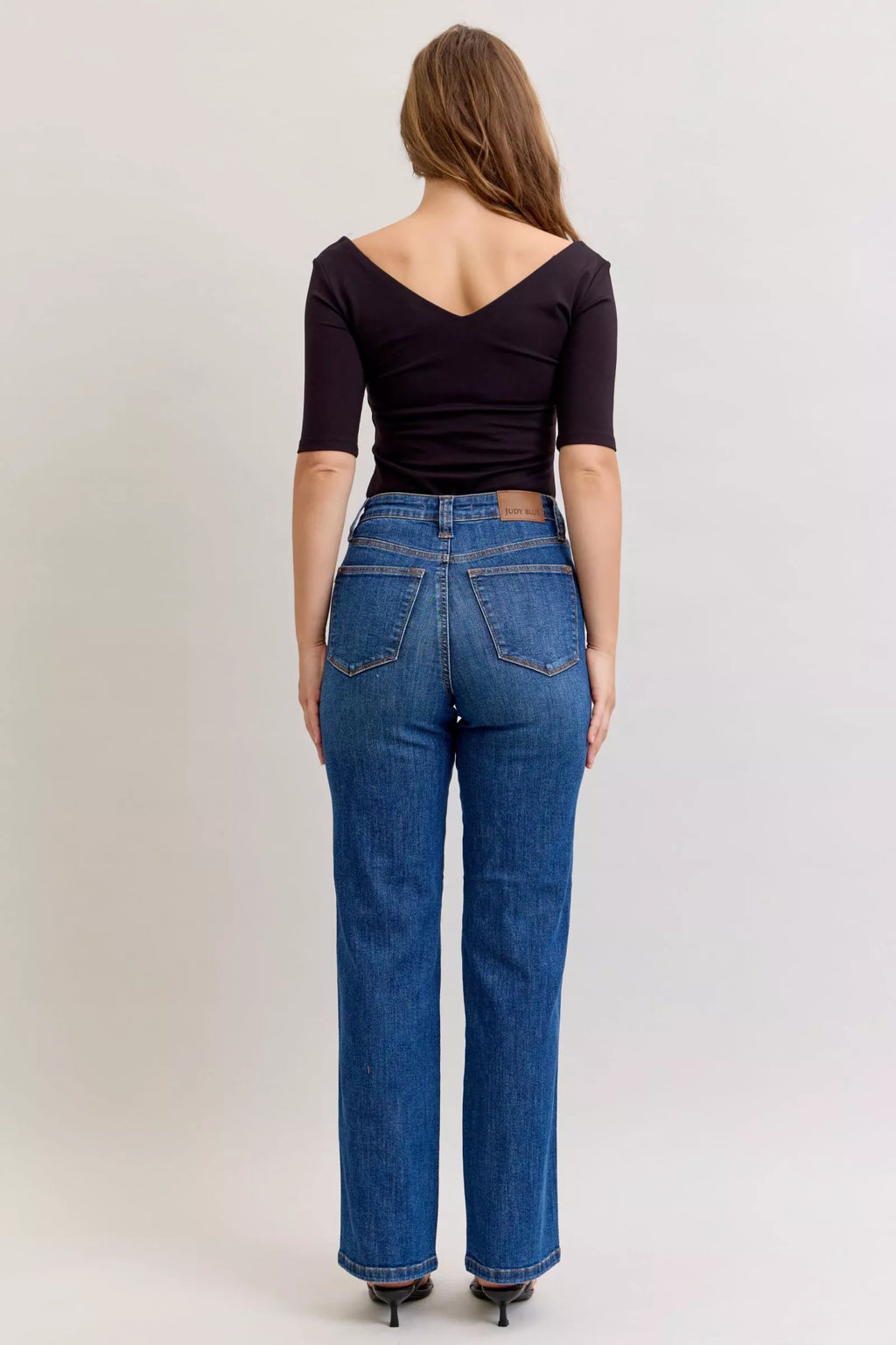 Judy Blue High Waist Tummy Control Straight Jeans in - photo