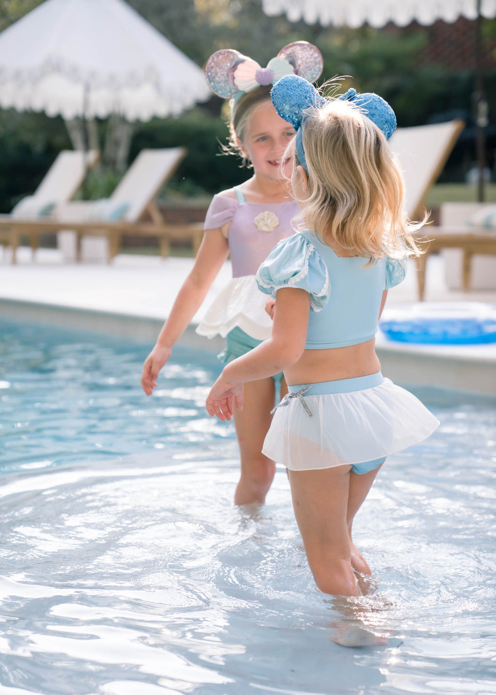 Glass Slipper Puff Sleeve Bikini -