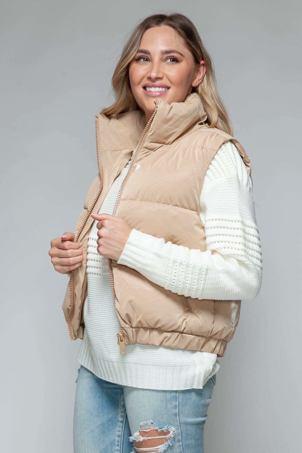 Snobbish Fine Fur Lining Quilted Vest - SwagglyLife Home & Fashion