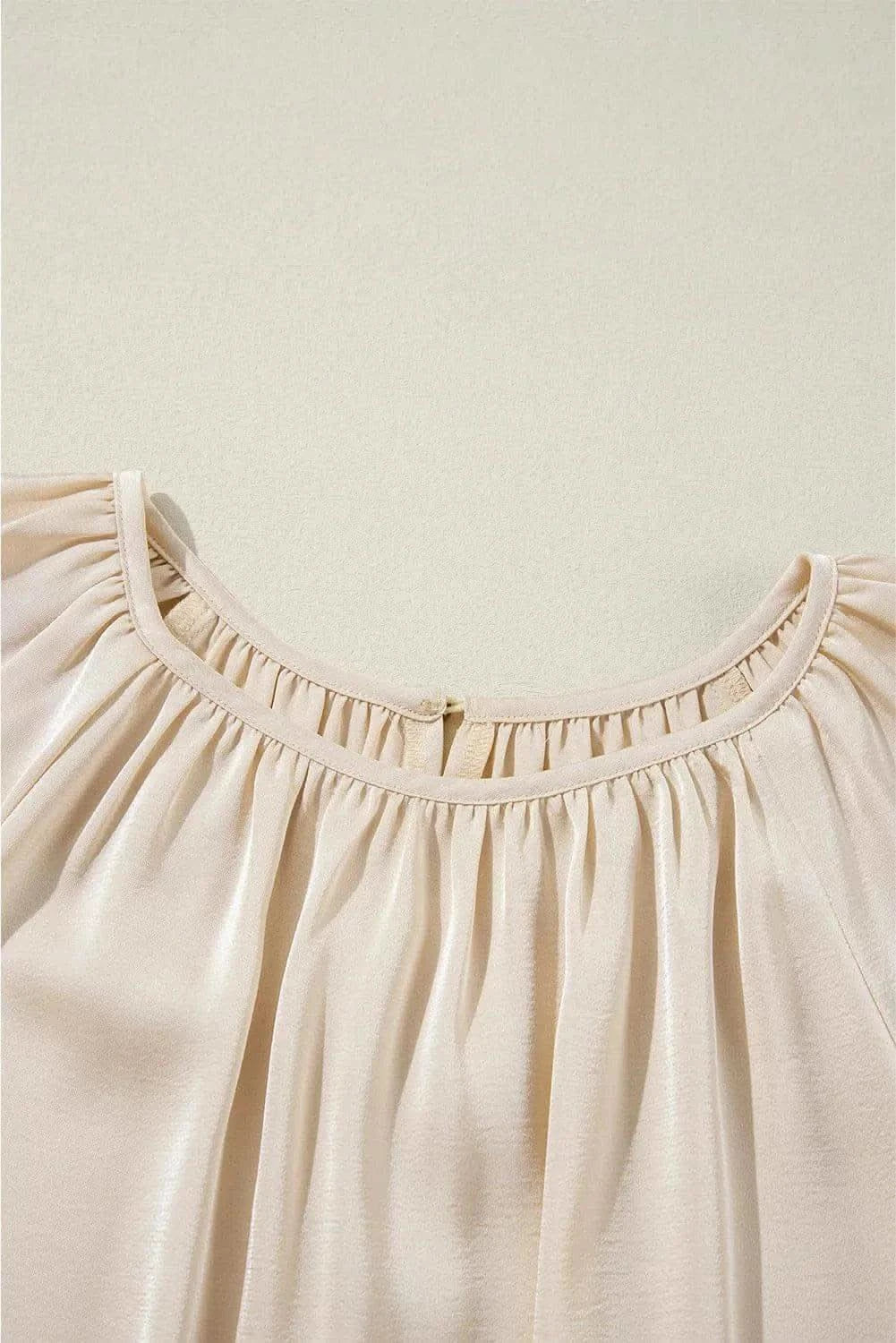 Sequin Round Neck Long Sleeve Blouse in - Blouse photo