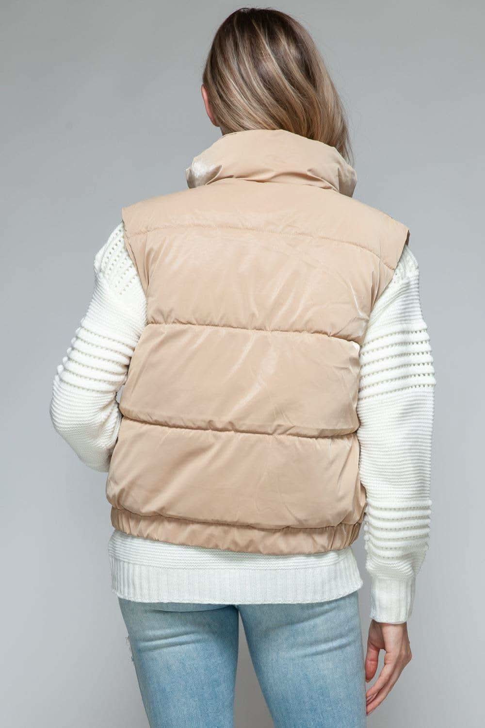 Snobbish Fine Fur Lining Quilted Vest - SwagglyLife Home & Fashion
