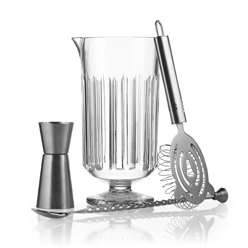 Libbey Classic Cocktail Flashback 4 Piece Bar Mixing Set in - Cocktails and Spirits photo