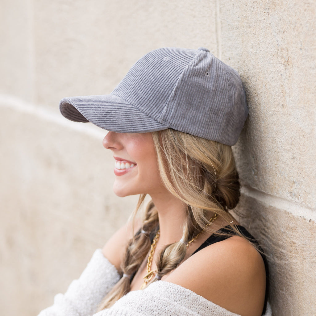 Corduroy Boyfriend Ball Cap in - Baseball Caps photo