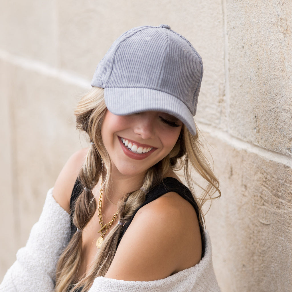 Corduroy Boyfriend Ball Cap in - Baseball Caps photo